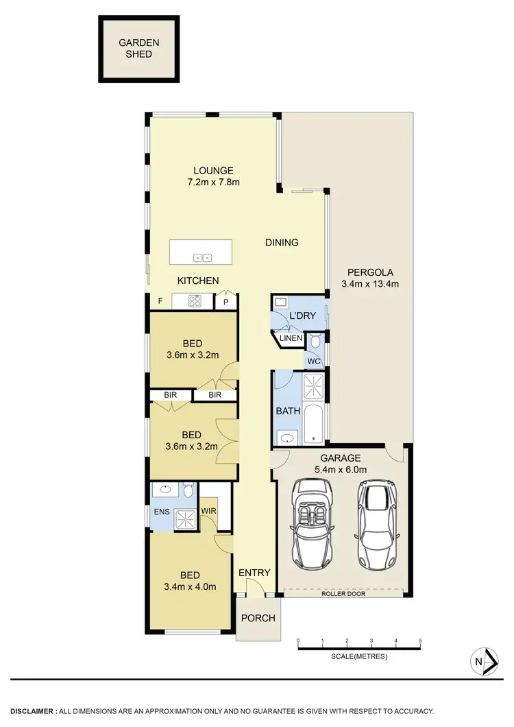 Floorplan of Homely house listing, 6 Hunts Cross Way, Caroline Springs VIC 3023