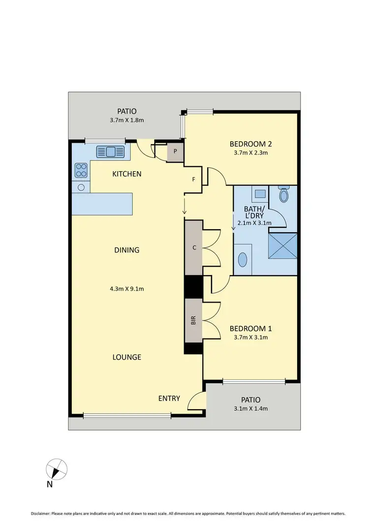 Floorplan of Homely unit listing, 10/55 Anslow Street, Woodend VIC 3442