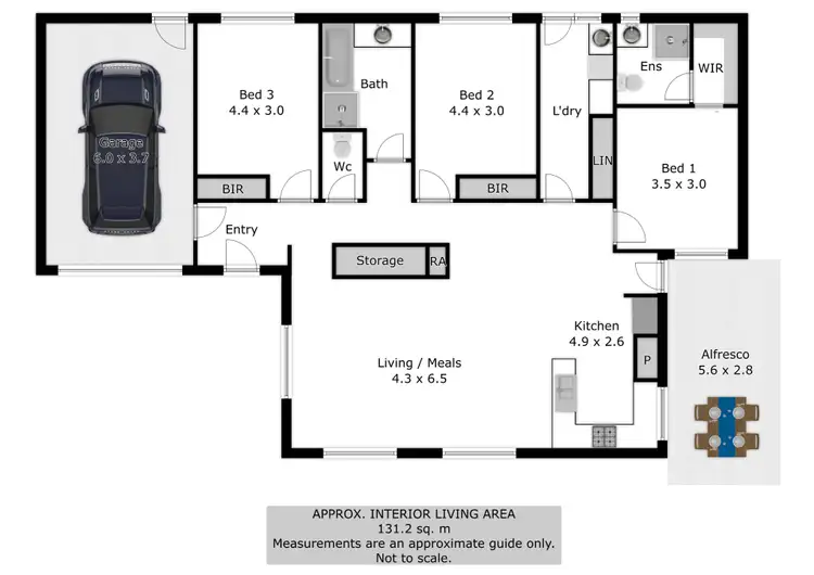 Floorplan of Homely unit listing, 2/4 Albert Street, Corowa NSW 2646
