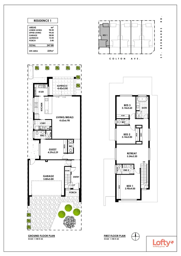 Floorplan of Homely house listing, 1C Colton Avenue, Magill SA 5072