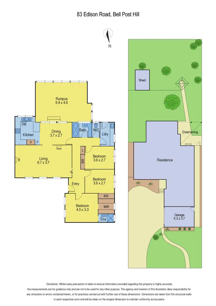 Floorplan of Homely house listing, 83 Edison Road, Bell Post Hill VIC 3215