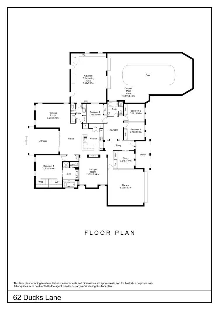 Floorplan of Homely house listing, 62 Ducks Lane, Run-O-Waters Via, Goulburn NSW 2580