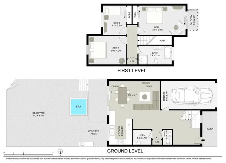 Floorplan of Homely townhouse listing, 9/139 Targo Road, Girraween NSW 2145