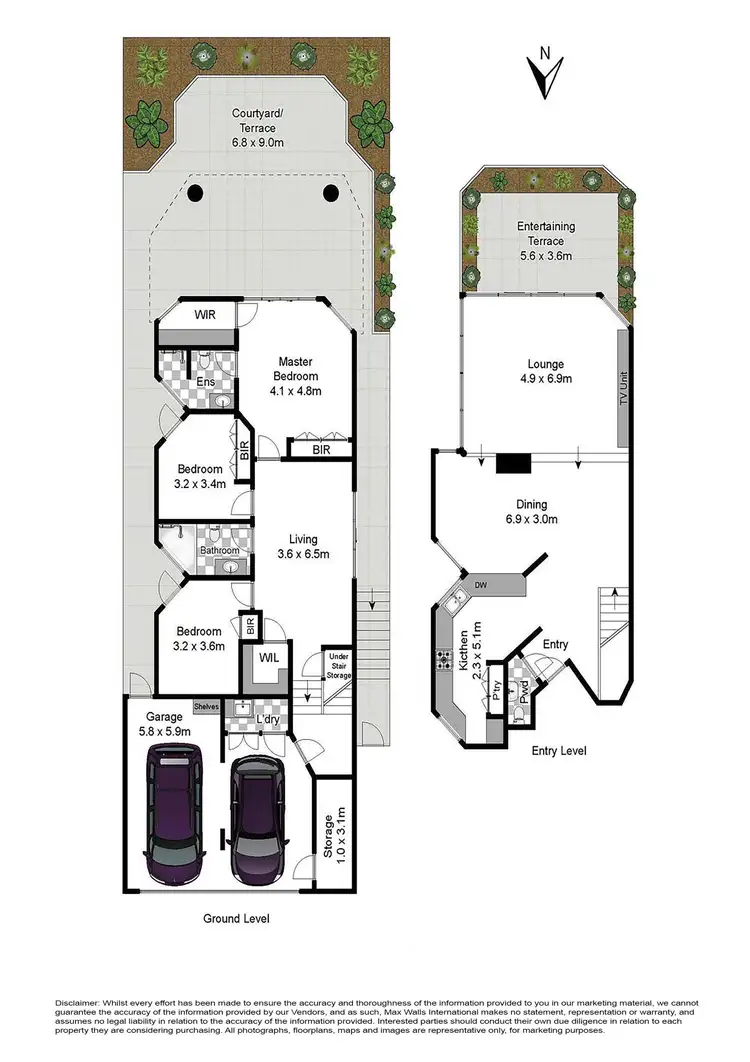 Floorplan of Homely apartment listing, 2/73 Fairlight Street, Fairlight NSW 2094