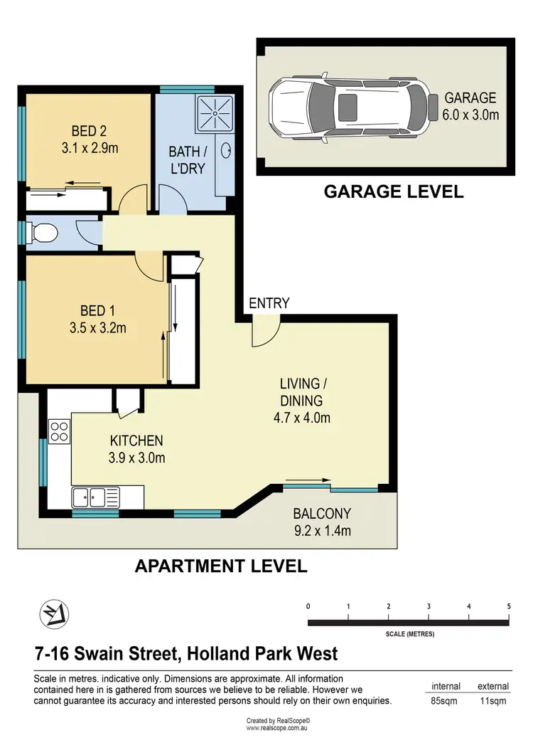 Floorplan of Homely unit listing, 7/16 Swain Street, Holland Park West QLD 4121