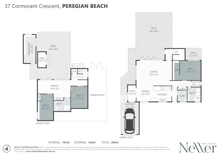 Floorplan of Homely house listing, 37 Cormorant Crescent, Peregian Beach QLD 4573