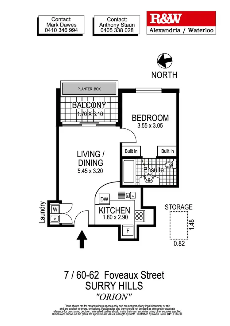 Floorplan of Homely apartment listing, 7/60-62 Foveaux Street, Surry Hills NSW 2010
