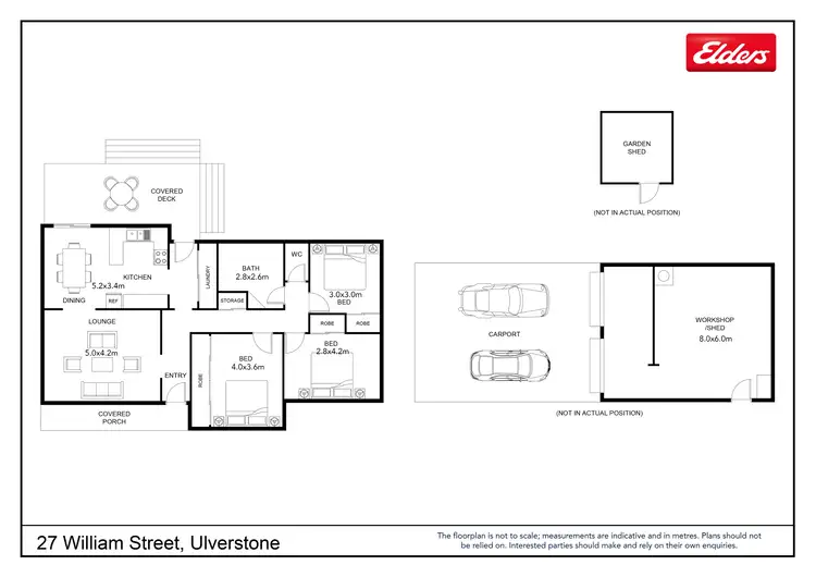 Floorplan of Homely house listing, 27 William Street, Ulverstone TAS 7315