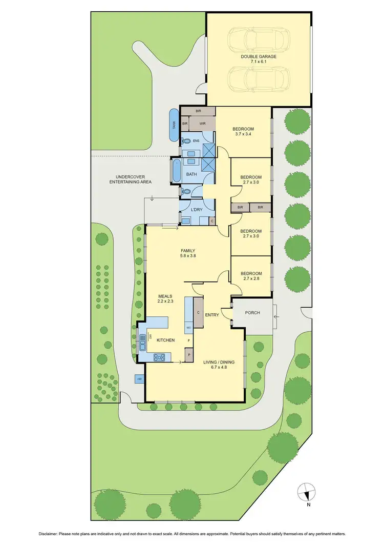 Floorplan of Homely house listing, 12 Cassandra Drive, Gladstone Park VIC 3043