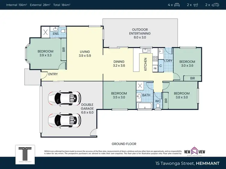 Floorplan of Homely house listing, 15 Tawonga Street, Hemmant QLD 4174