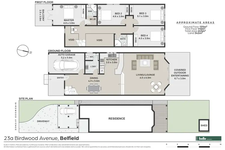 Floorplan of Homely semi-detached listing, 23A Birdwood Avenue, Belfield NSW 2191