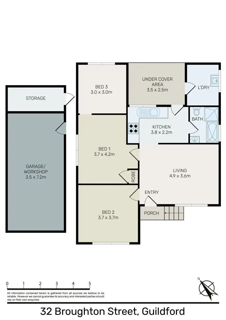 Floorplan of Homely house listing, 32 Broughton Street, Guildford NSW 2161