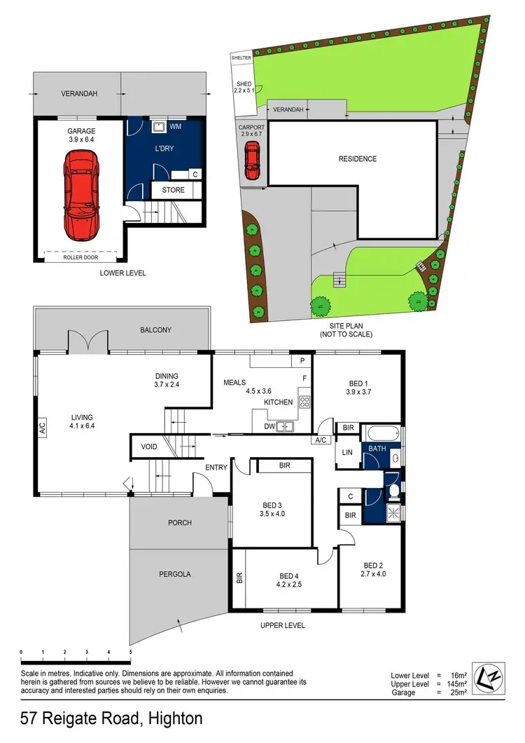Floorplan of Homely house listing, 57 Reigate Road, Highton VIC 3216