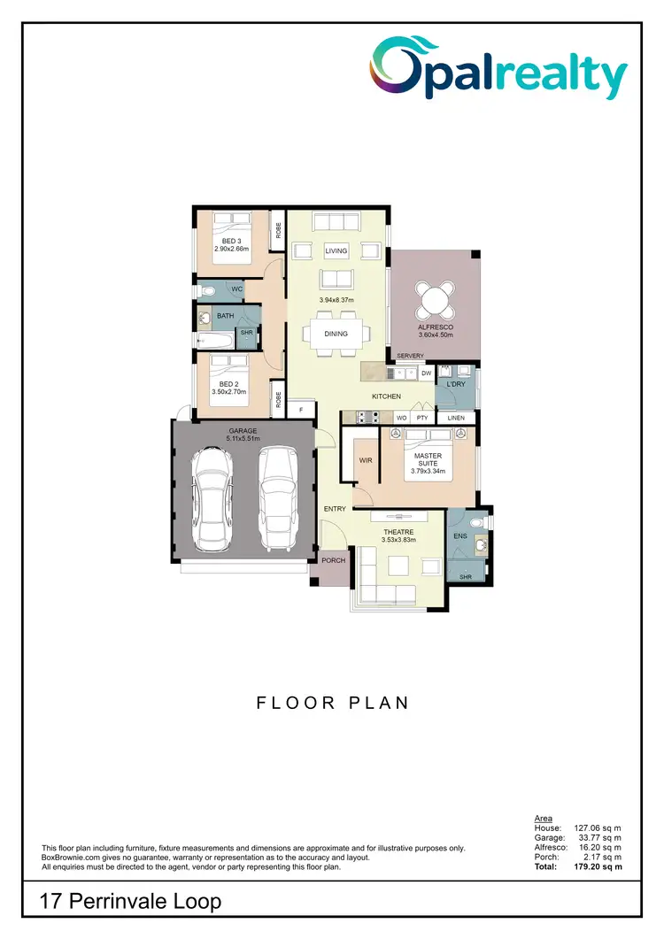 Floorplan of Homely house listing, 17 Perrinvale Loop, Golden Bay WA 6174