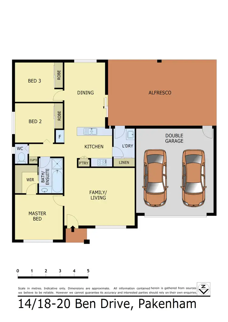 Floorplan of Homely unit listing, 14/18-20 Ben Drive, Pakenham VIC 3810