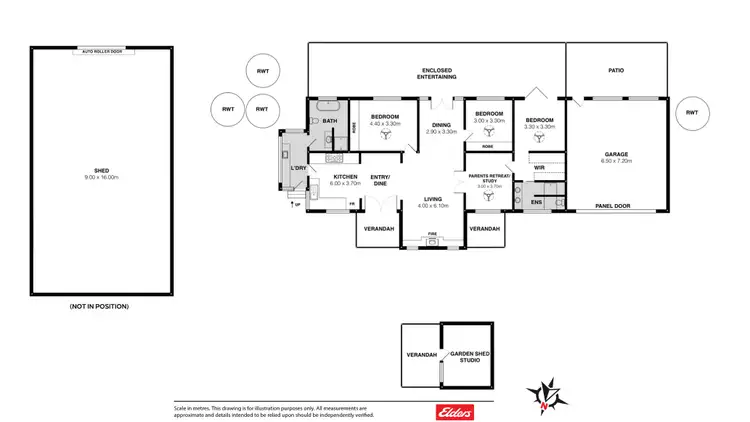 Floorplan of Homely rural property listing, 208 Finniss-Clayton Road, Finniss SA 5255