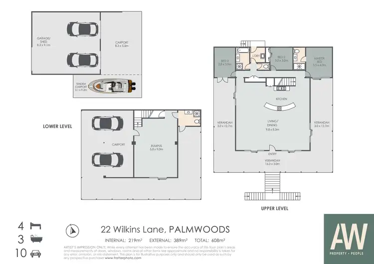 Floorplan of Homely rural property listing, 22 Wilkins Lane, Palmwoods QLD 4555