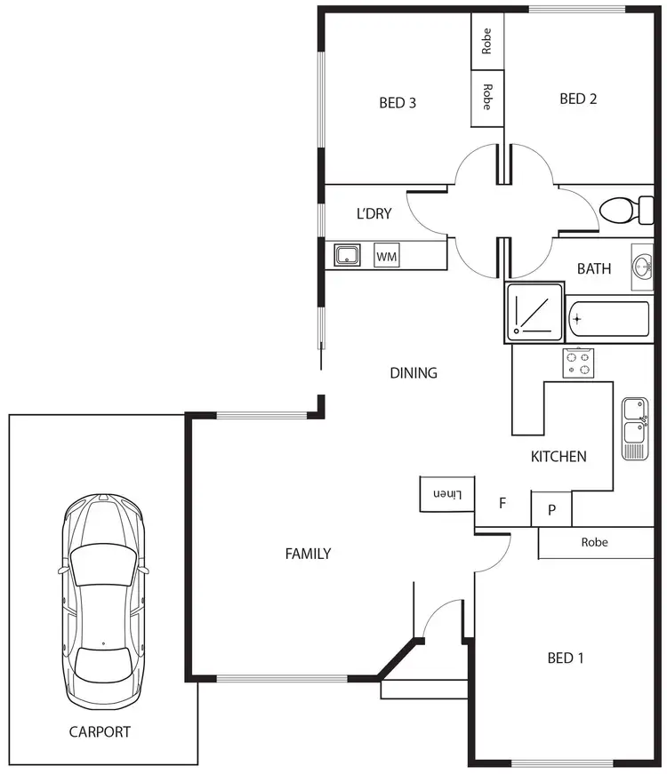 Floorplan of Homely house listing, 185 Clive Steele Avenue, Monash ACT 2904
