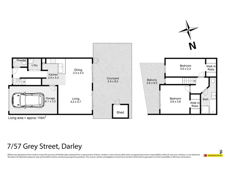 Floorplan of Homely house listing, 7/57 Grey Street, Darley VIC 3340