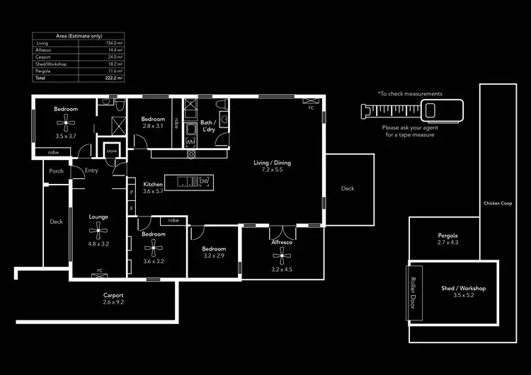 Floorplan of Homely house listing, 73 Mary Street, Largs Bay SA 5016