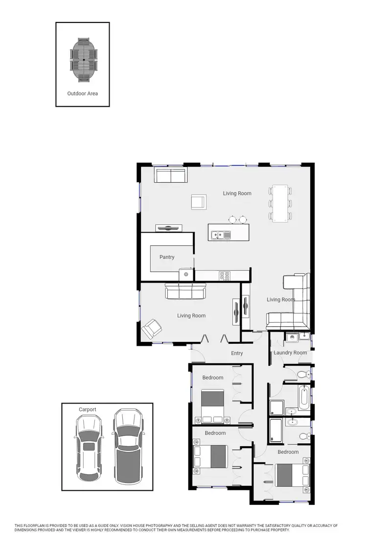 Floorplan of Homely house listing, 29 Batey Crescent, Mildura VIC 3500