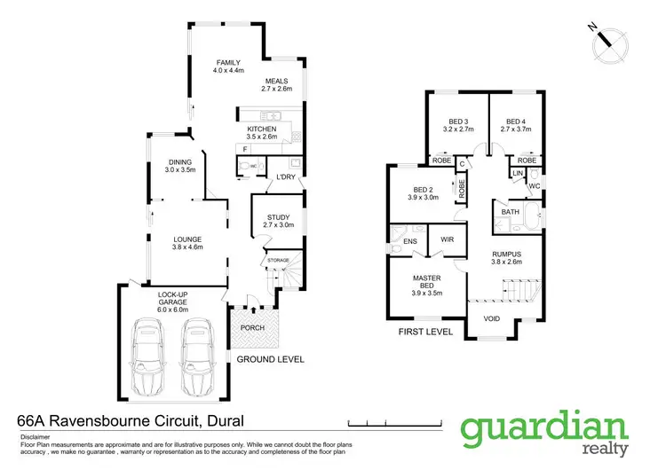 Floorplan of Homely house listing, 66a Ravensbourne Circuit, Dural NSW 2158