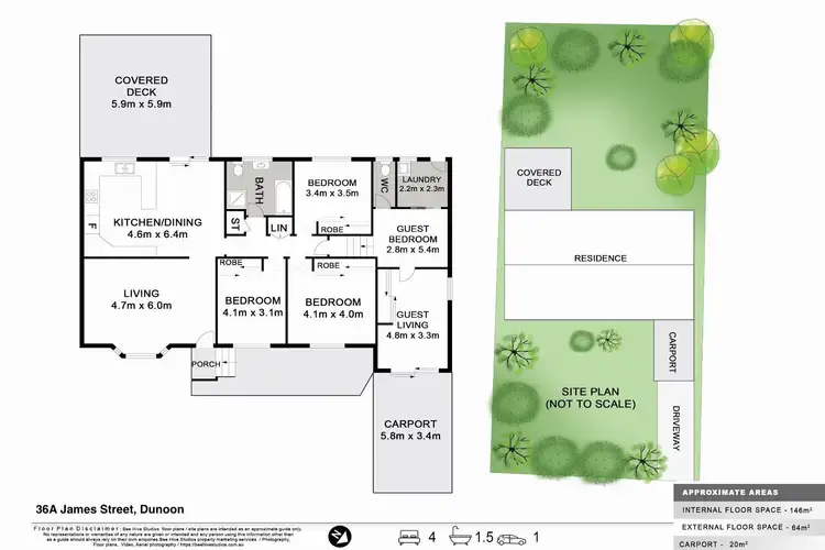 Floorplan of Homely house listing, 36A James Street, Dunoon NSW 2480