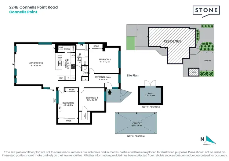 Floorplan of Homely semi-detached listing, 224b Connells Point Road, Connells Point NSW 2221