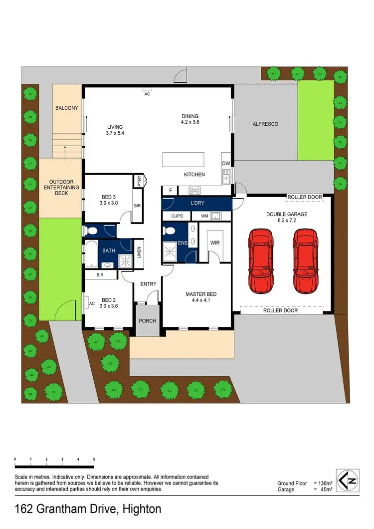 Floorplan of Homely house listing, 162 Grantham Drive, Highton VIC 3216