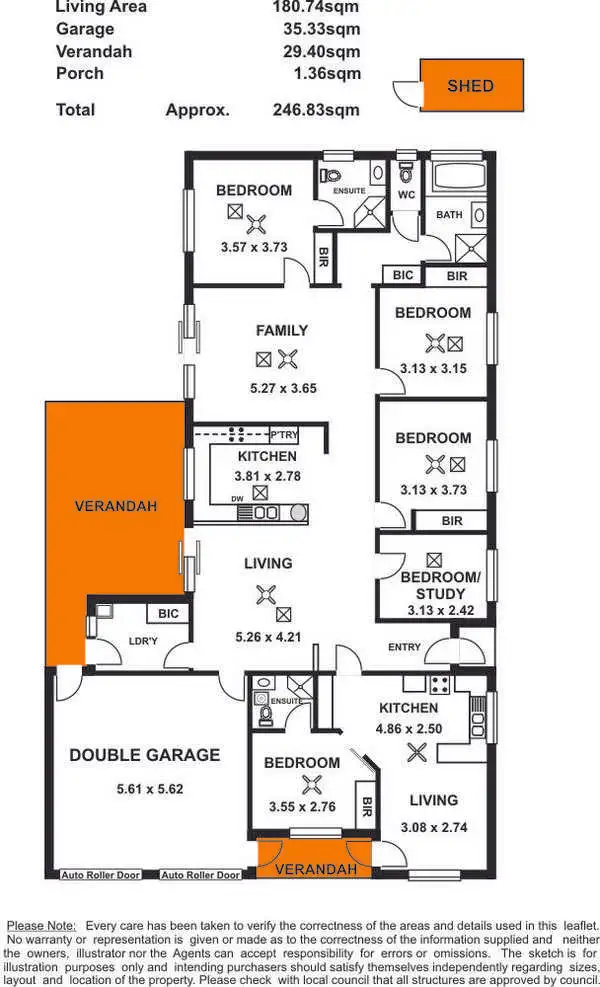 Floorplan of Homely house listing, 6 The Circuit, Findon SA 5023