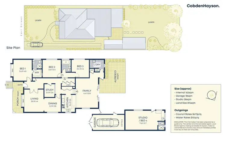 Floorplan of Homely house listing, 10 Earl Street, Hunters Hill NSW 2110