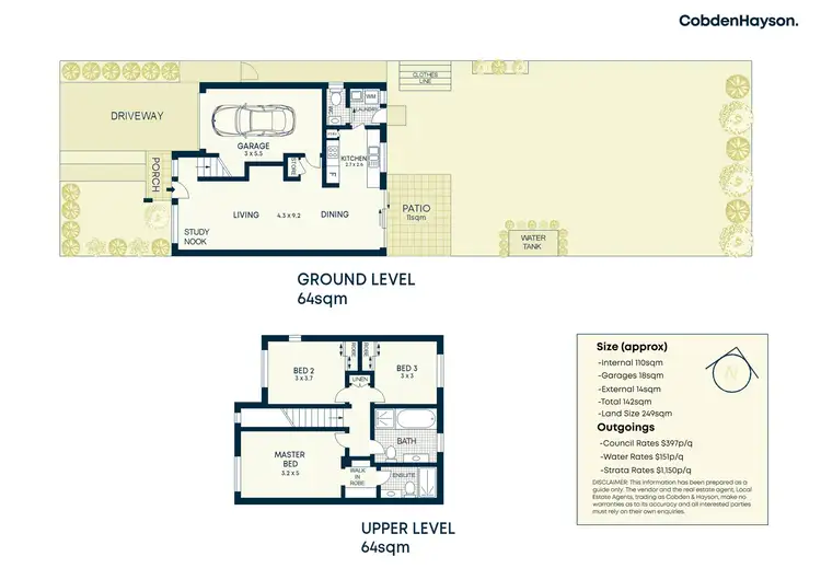 Floorplan of Homely townhouse listing, 18 Madeline Circuit, Schofields NSW 2762