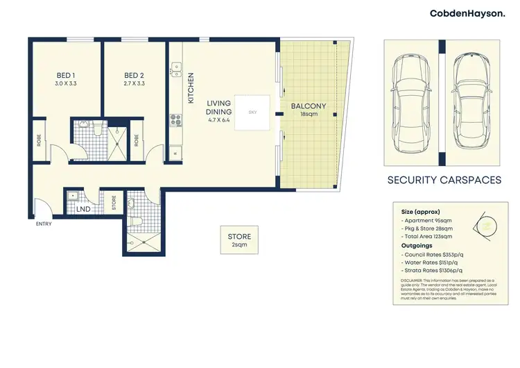 Floorplan of Homely unit listing, 307/56-60 Gordon Crescent, Lane Cove NSW 2066