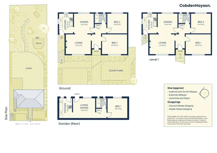 Floorplan of Homely block of units listing, 4 Morrice Street, Lane Cove NSW 2066