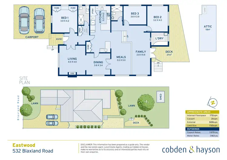 Floorplan of Homely house listing, 532 Blaxland Road, Eastwood NSW 2122