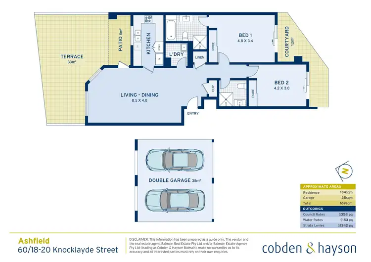 Floorplan of Homely apartment listing, 60/18-20 Knocklayde Street, Ashfield NSW 2131