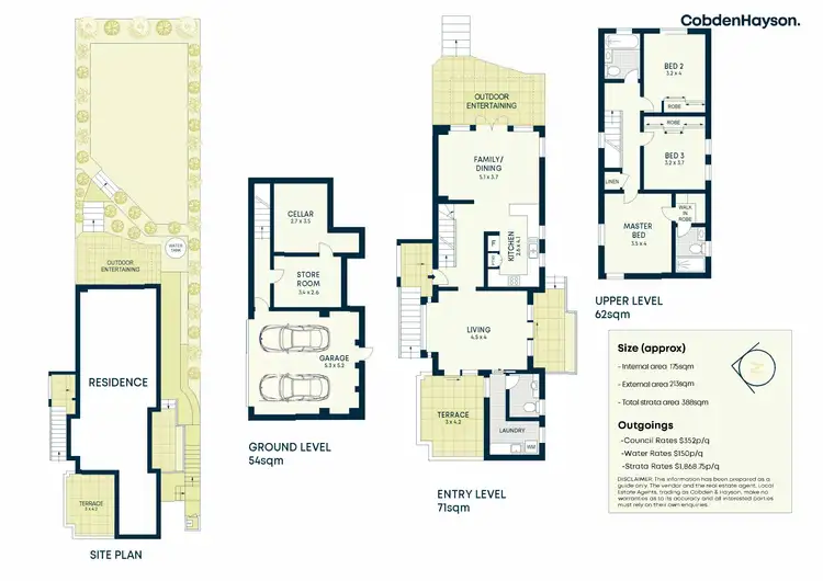 Floorplan of Homely townhouse listing, 2/28 Austin Street, Lane Cove NSW 2066