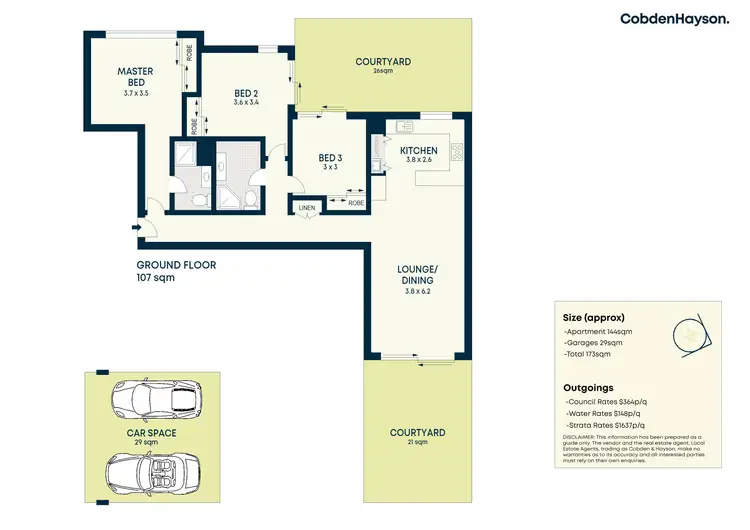 Floorplan of Homely apartment listing, 4/2 Taylors Drive, Lane Cove North NSW 2066