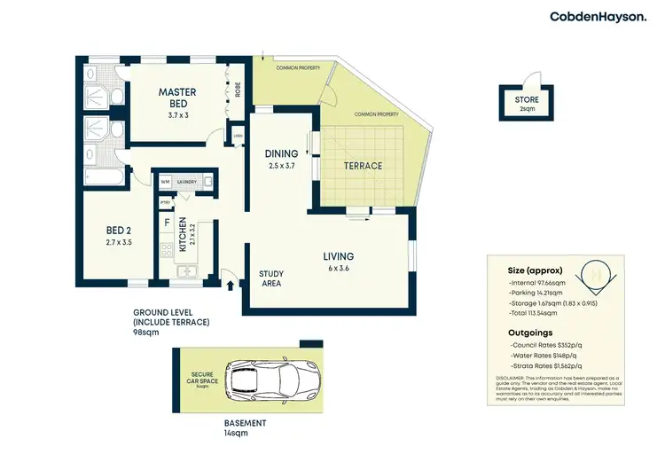 Floorplan of Homely apartment listing, 4/250 Longueville Road, Lane Cove NSW 2066
