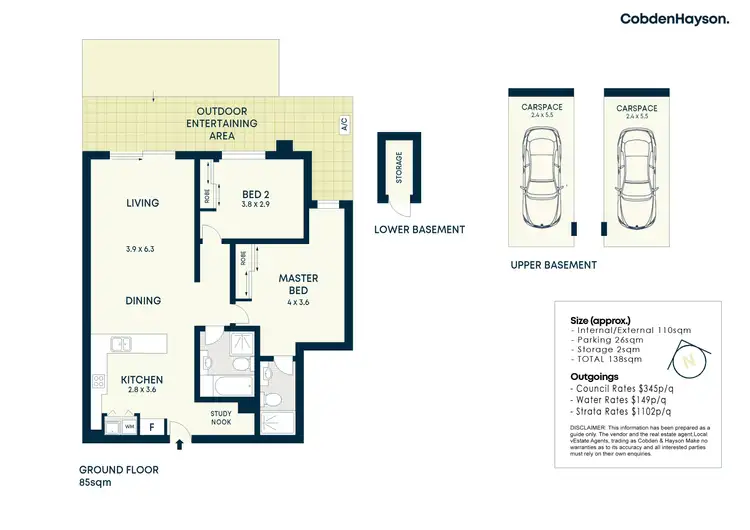 Floorplan of Homely apartment listing, 10/626 Mowbray Road, Lane Cove NSW 2066