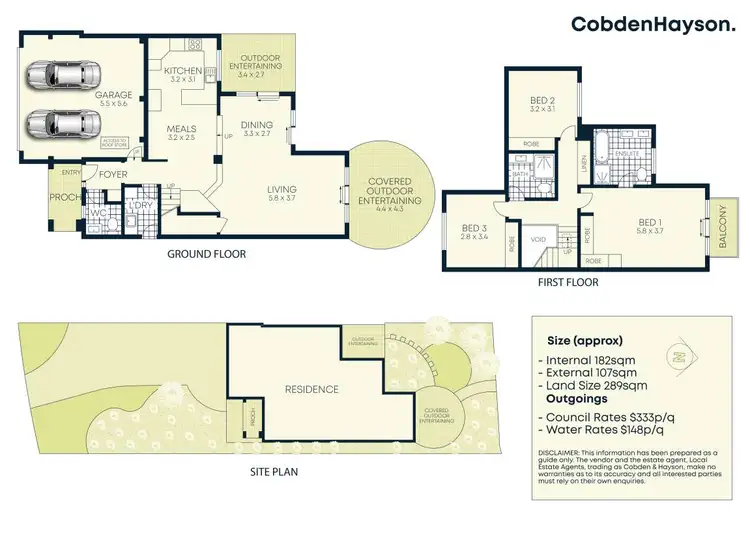 Floorplan of Homely townhouse listing, 29 Mortimer Lewis Drive, Huntleys Cove NSW 2111
