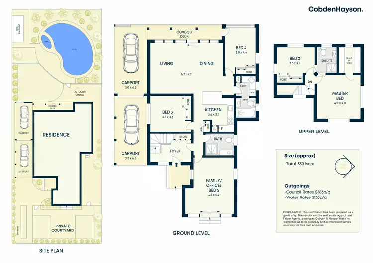 Floorplan of Homely house listing, 53 Hinkler Crescent, Lane Cove NSW 2066