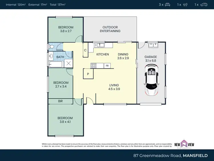 Floorplan of Homely house listing, 87 Greenmeadow Road, Mansfield QLD 4122