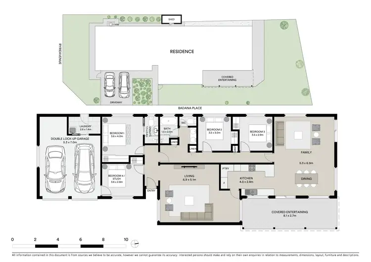 Floorplan of Homely house listing, 1 Badana Place, Cromer NSW 2099