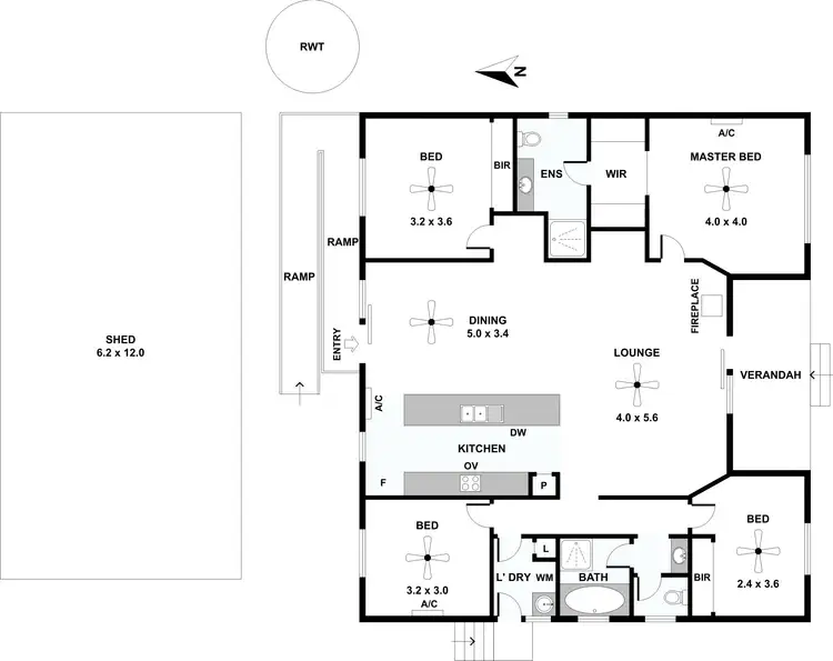 Floorplan of Homely house listing, 23 Staveley Street, Farrell Flat SA 5416