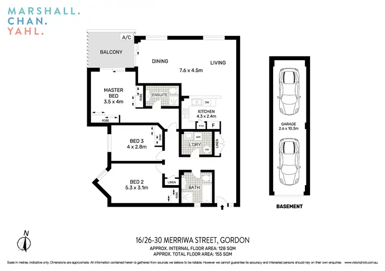 Floorplan of Homely apartment listing, 16/26 Merriwa Street, Gordon NSW 2072