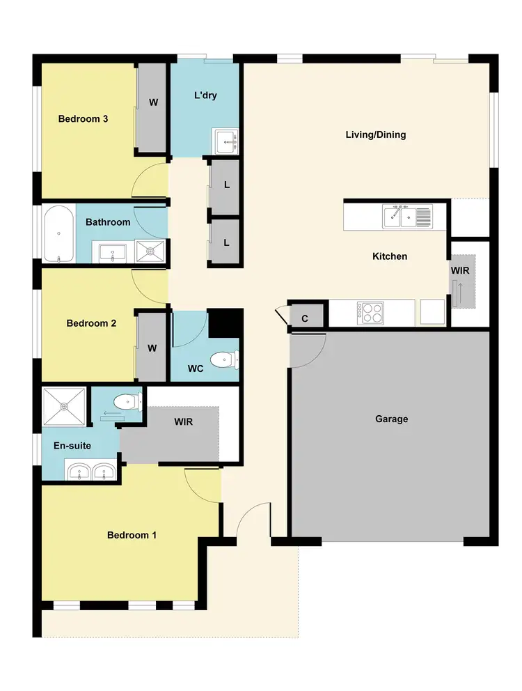 Floorplan of Homely house listing, 14 Obrien Drive, Alfredton VIC 3350