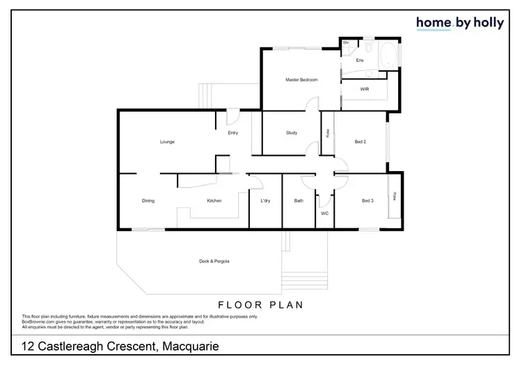 Floorplan of Homely house listing, 12 Castlereagh Crescent, Macquarie ACT 2614