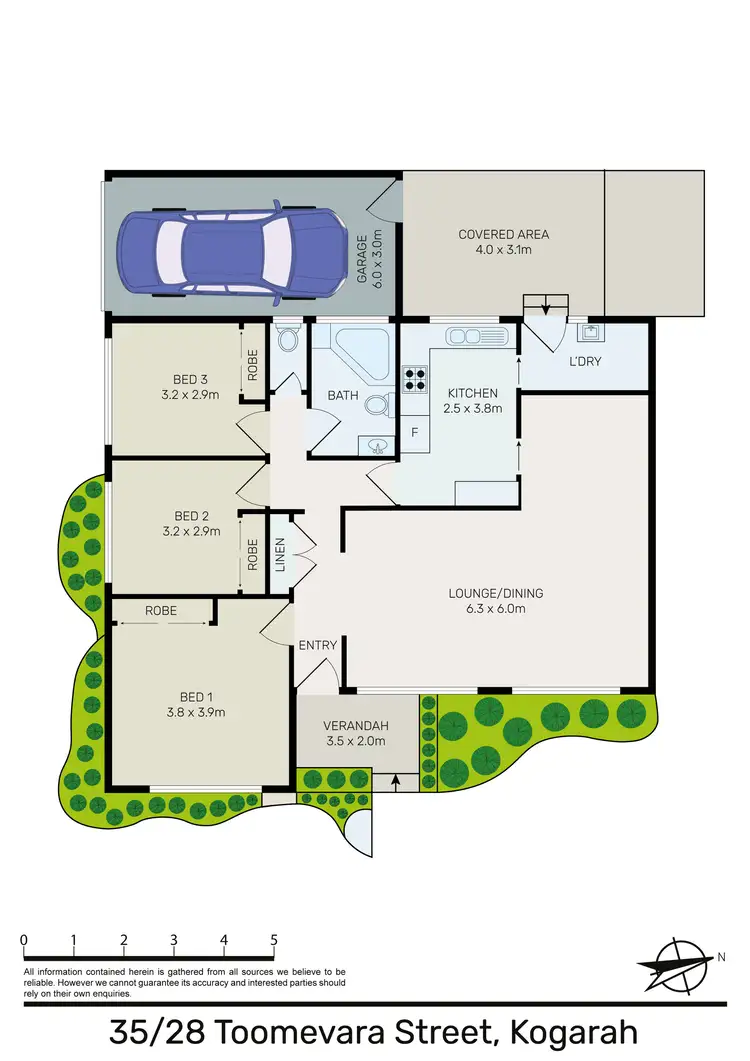 Floorplan of Homely villa listing, 35/28 Toomevara Street, Kogarah NSW 2217