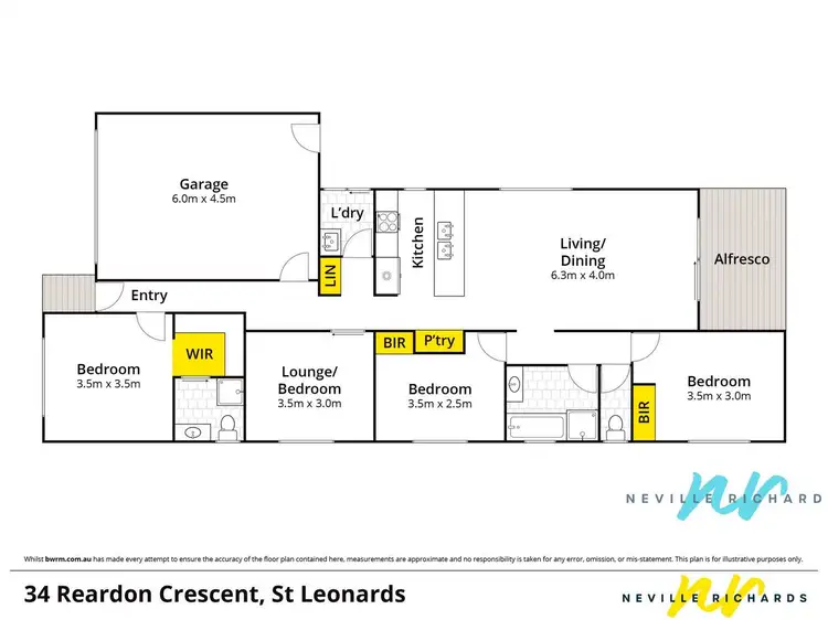 Floorplan of Homely house listing, 34 Reardon Crescent, St Leonards VIC 3223